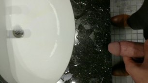 Office Public Bathroom Sink Piss