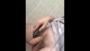 Shaving my cock before Grindr hookup