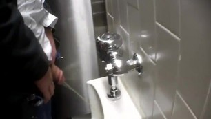 Spy Awesome Stunning Straight Midwest Guy Meaty Cock urinal piss