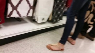 Young latinas feet at target