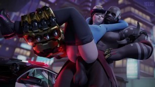 D.Va Rough FUCKED by Big Booty Overwatch Video Game HMV