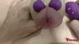 Steveohtoys vibrating cockring is edging and teasing me to explode at you.