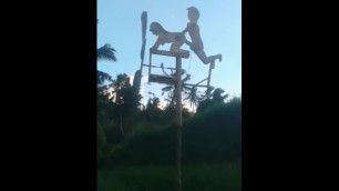 Windmill fucking statue