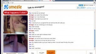 Omegle Hottie Is Obsessed With My Cock Part 1 Of 4