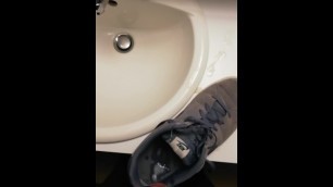 Dirty sneaker fuck and cumshot