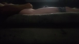 Horny as hell watching porn playing with this big dick