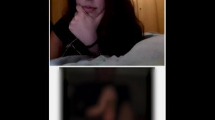 omegle girl is scared and impressed of my cock