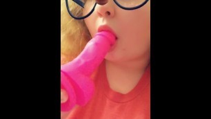 sucking dildo