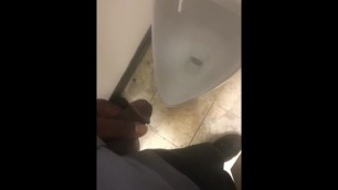 Phat dick taking a piss