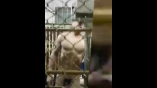 Thai Boxer Naked Boxing Weigh In Exposed 2 (Slow Mo + Zoom)