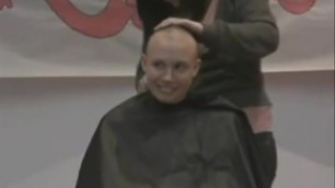 Girl head shave 2