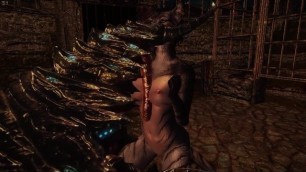 Khajiiti Teen Tied Up And Bred By Massive Insect (Part 2)