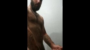 Sexy man masturbating