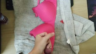 Cum on Bra with 4 days of load [34A]