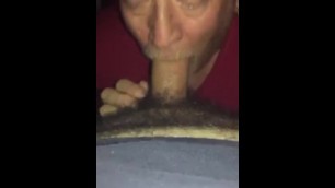 Sucking a nice cock in my truck