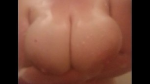Daddy's Darlin' DaniHaze- Big, natural, wet, & soapy MILF tits & orgasm