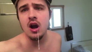 Yes, that's cum in my mouth