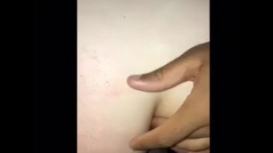 Big booty White girl takes 2 BBC ,together
