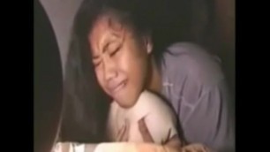 Asian girl gets her first anal - AND IT HURTS LIKE FUCK OH PLEASE STOP!