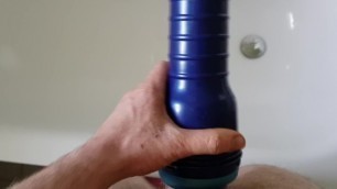 Cum and piss in Fleshlight