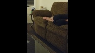Wife sleepy feet
