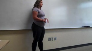 College girl belly speech