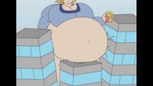 Weight shake (flashgame) by Jackurai (chubby anime weight gain)