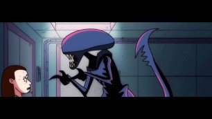 Gay Xenomorph - Alien Cartoon Parody