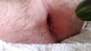 Fucking my Ass with a Cucumber Pt3