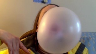 Longer Bubble blowing and popping video per request