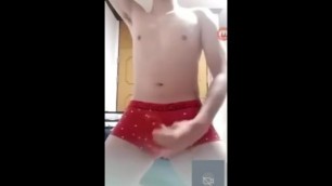 korean red underwear