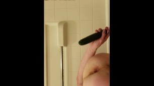 Straight Man Trys Anal In Shower With Cucumber Homemade