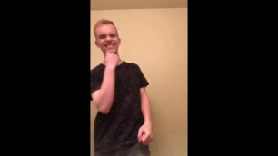 SKINNY WHITE BOY DANCES FOR THE CAMERA AFTER THE BANK FORECLOSES HIS HOUSE