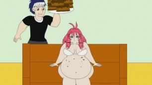Emilis big snack (flashgame) by Jackurai (chubby anime weight gain)