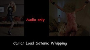Audio only - fierce BDSM whipping