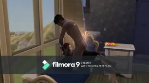 June pinned down and fucked: Sims 4- Daddy's Little Girls