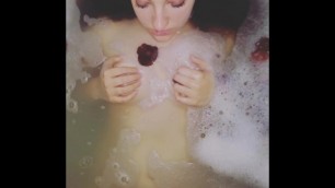 Reini's Rose Bath Photoshoot 