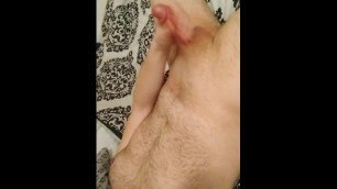 Wolf daddy talks dirty and plays with cock