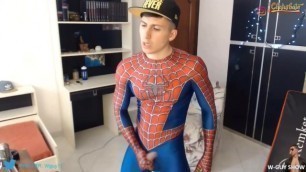 Hot Spiderman In webcam