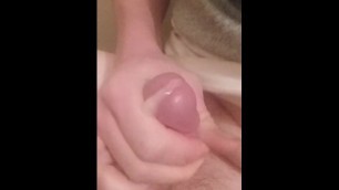 Intense big cumshot