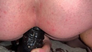 Anal Toy in wet Hole of Cute Boy