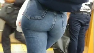 Candid ass in jeans compilation