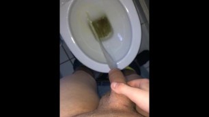 Scottish teen cock pissing