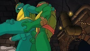 Raphael Rams and Cums in Michelangelo's Ass | TMNT Porn Parody by HammyToy