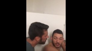 Fucked by straight rough lad at public toilet