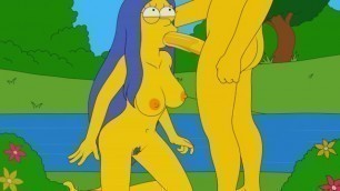 Marge Simpson Gets Facefucked