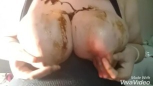 Icecream Sauce On Big Juicy Tits