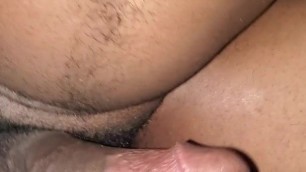 bbc fuk buddy bottoms for me as I cum in his tight black ass