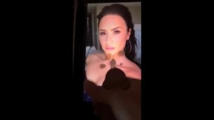 Demi Lovato Cum Tribute 1