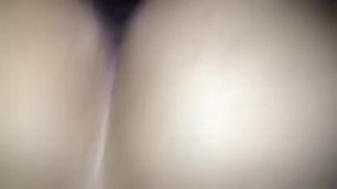 Hairy pussy Latina cheating getting fucked from behind